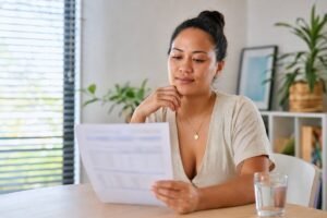 Accueil 6 Personne consultant un résultat d’acide urique élevé sans crise de goutte